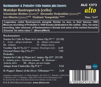 Cello Sonaten & Encores