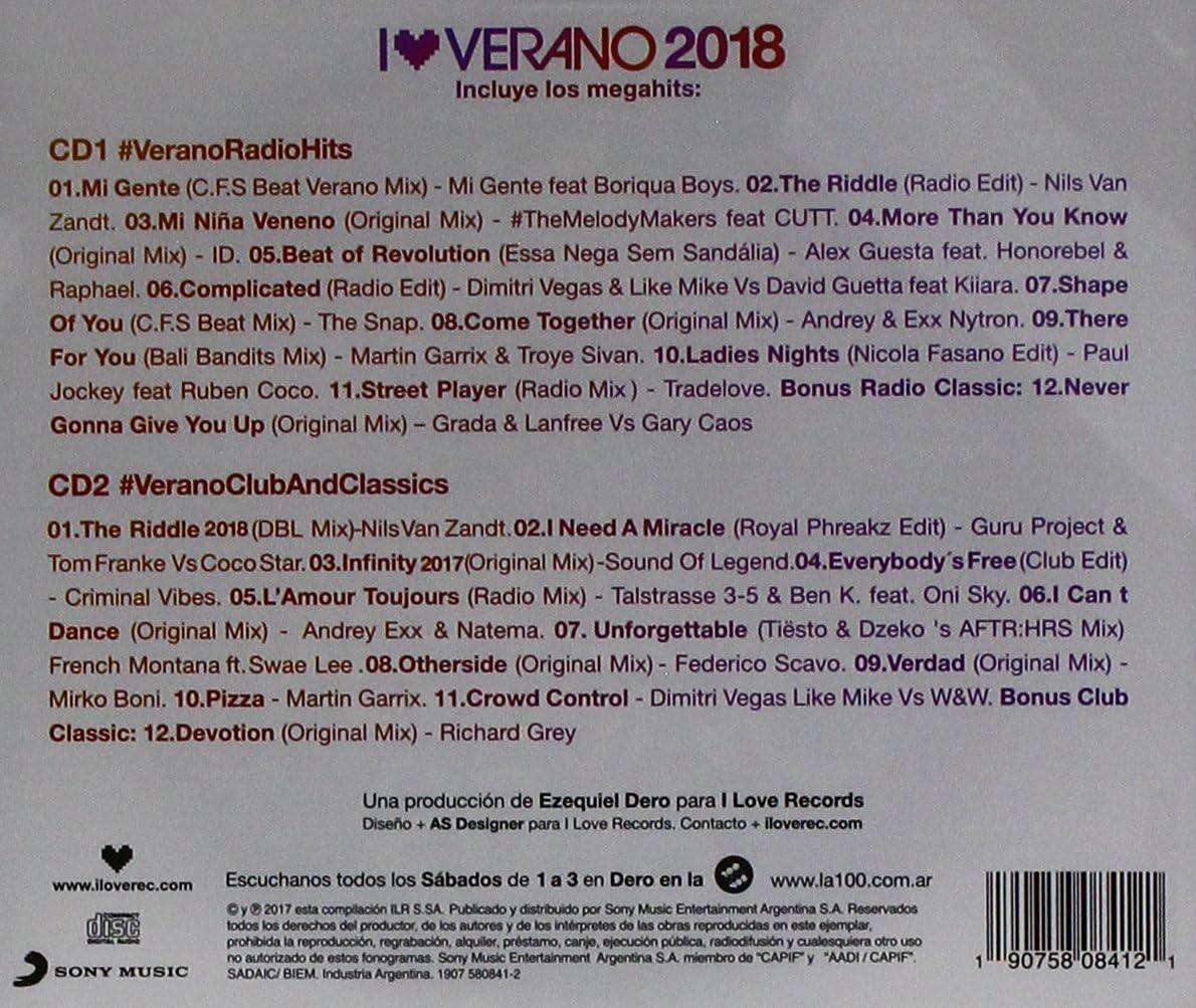 I Love Verano 2018 / Various