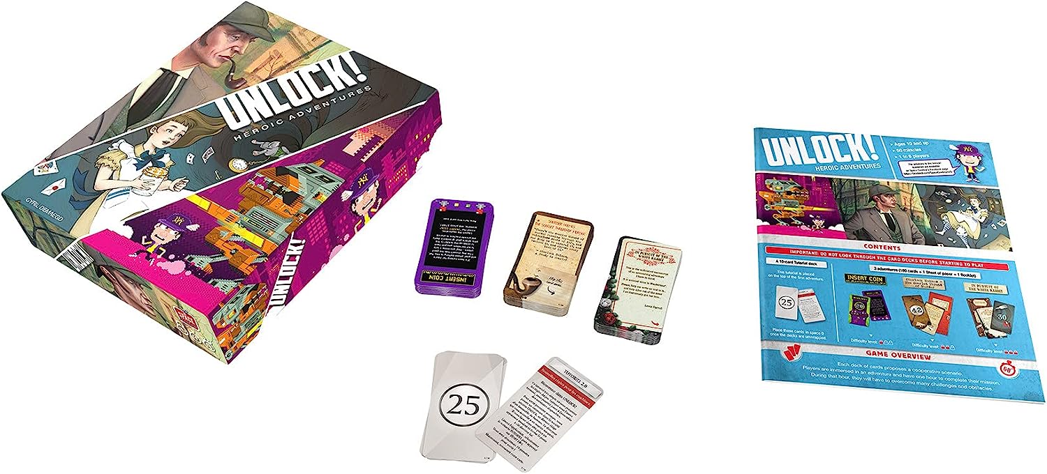 Space Cowboys Unlock 5! Heroic Adventures ,Mixed Colours,SCUNL05EN