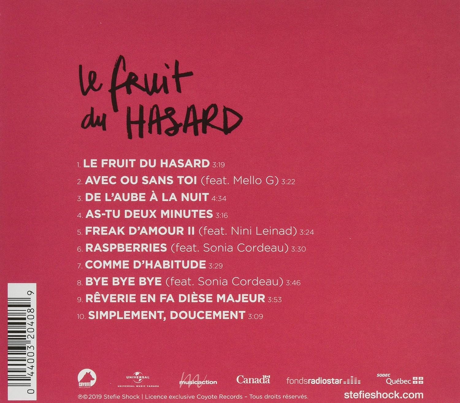 Le fruit du hasard