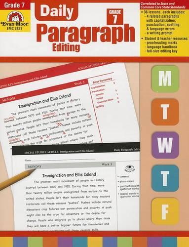 Daily Paragraph Editing, Grade 7 Teacher Edition
