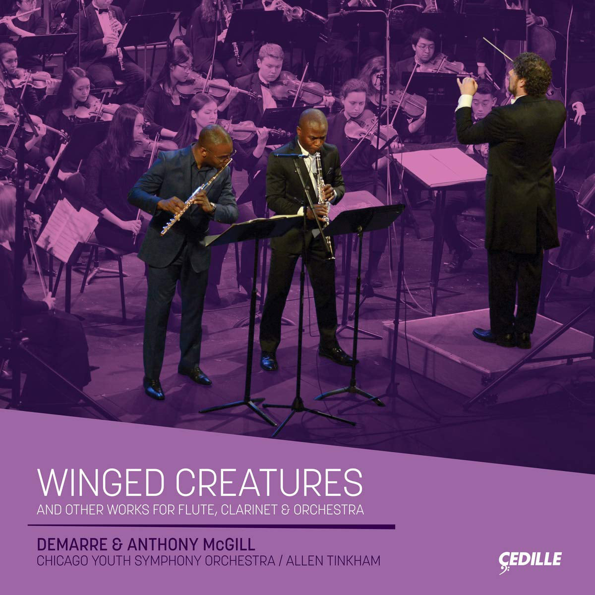 Winged Creatures and Other Works for Flute, Clarinet & Orchestra