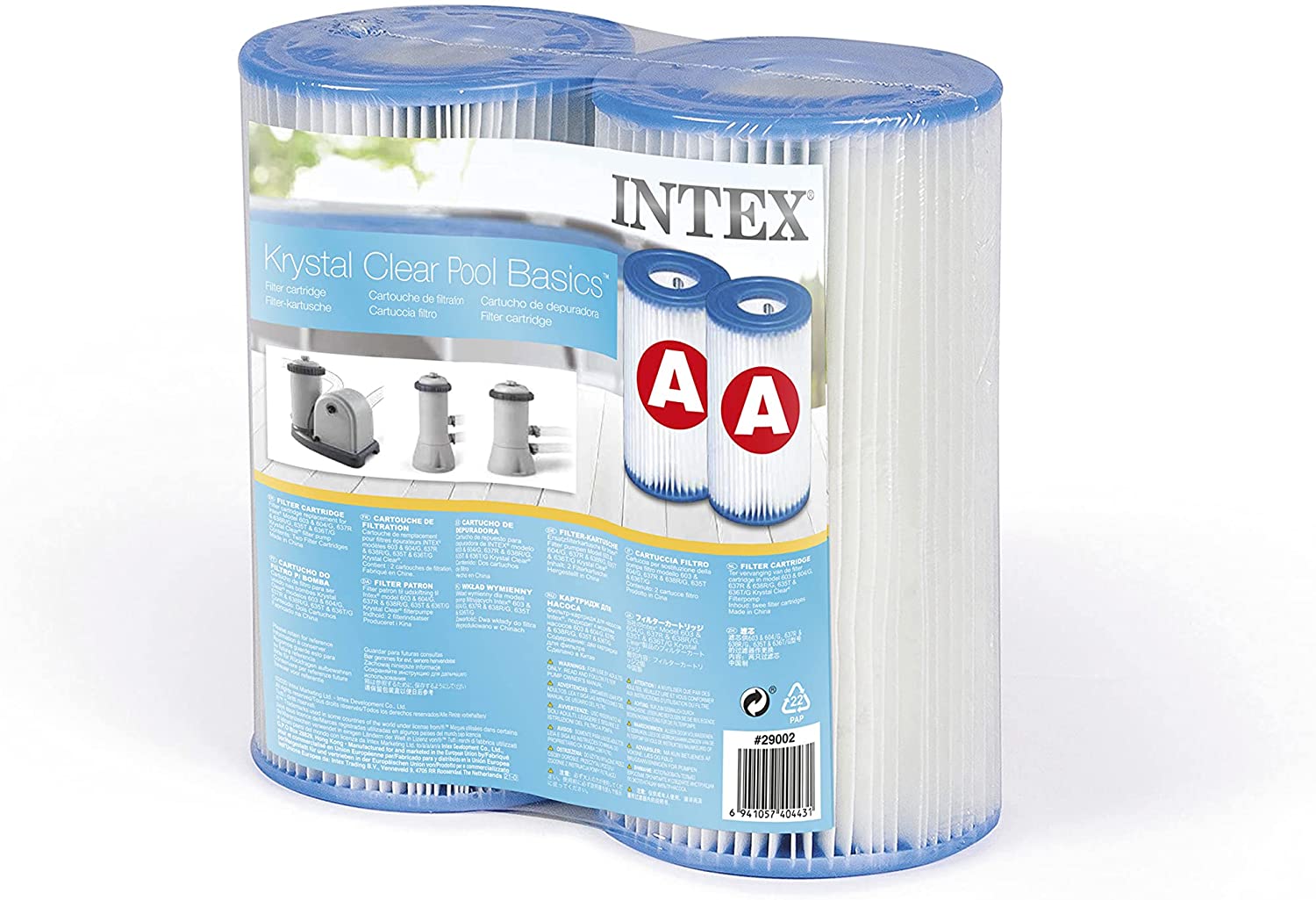`Intex - Filter - Cartridge A Twin Pack, Shrink Wrap W/ Litho 11C`