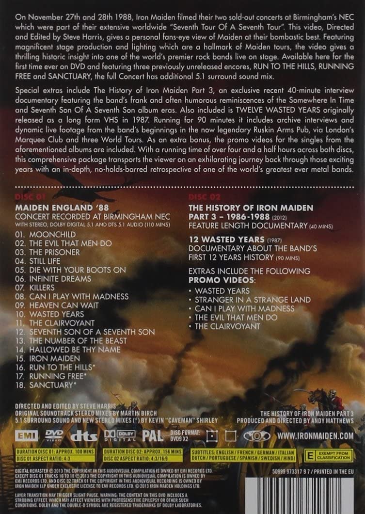 Maiden England '88