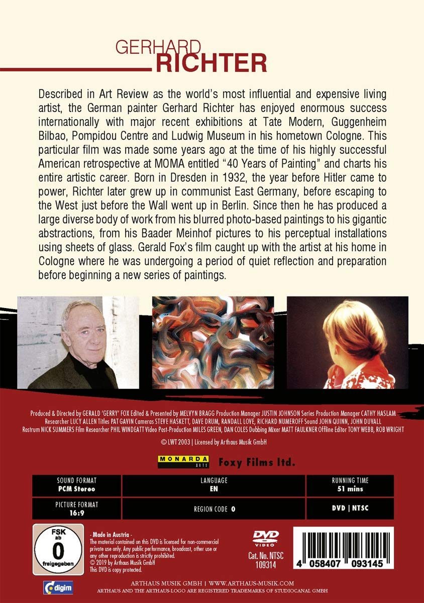 Gerald Fox - Gehard Richter: Art Documentary (region 0)