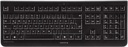 CHERRY DW 3000, Wireless Keyboard And Mouse Set, British Layout, QWERTY Keyboard, Battery Operated, GS Approval, Whisper-Quiet Keystroke