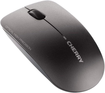 CHERRY DW 3000, Wireless Keyboard And Mouse Set, British Layout, QWERTY Keyboard, Battery Operated, GS Approval, Whisper-Quiet Keystroke