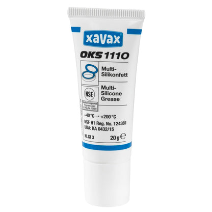 Xavax OKS Multi Silicone Grease For the Care and Maintenance of Coffee Machines Food-Safe - Transparent, 20 g