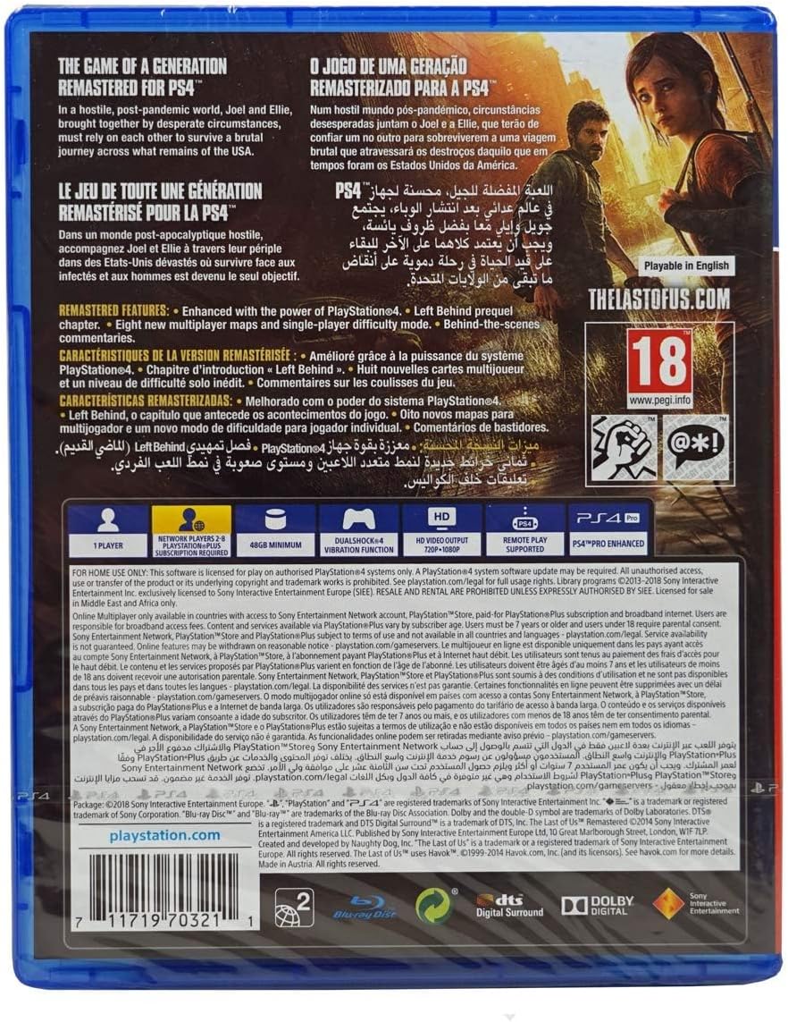 The Last of Us Remastered PS4