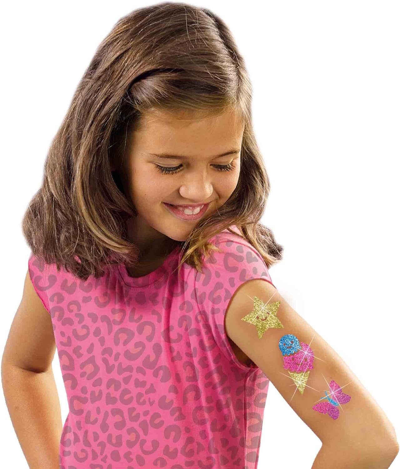 SES Creative 14142 Fashion glitter tattoos, Diverse Colours, Small