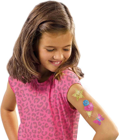 SES Creative 14142 Fashion glitter tattoos, Diverse Colours, Small