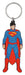 DC Superman Figural Soft Touch PVC Key Ring, 3", Multicolor