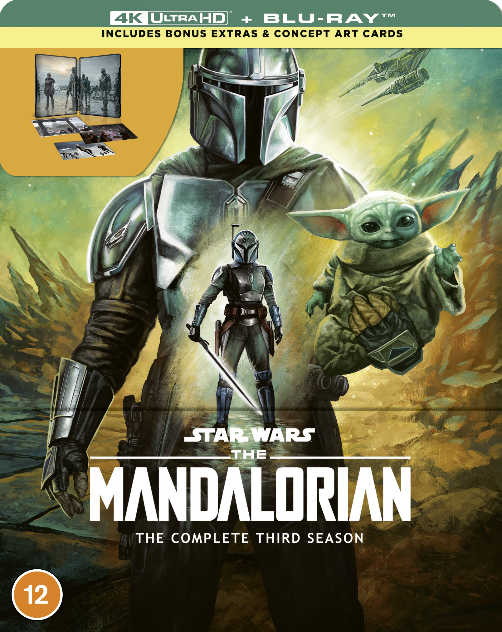 Star Wars The Mandalorian: The Complete Third Season Steelbook