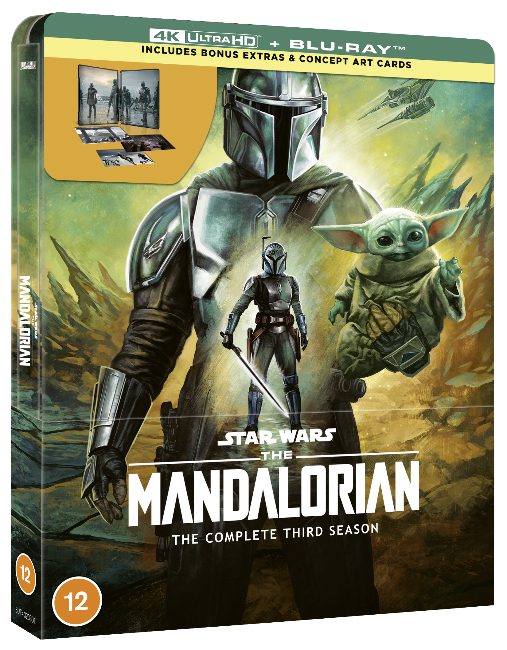 Star Wars The Mandalorian: The Complete Third Season Steelbook