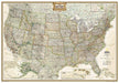 United States Executive Map [Enlarged and Laminated]