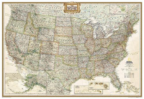 United States Executive Map [Enlarged and Laminated]