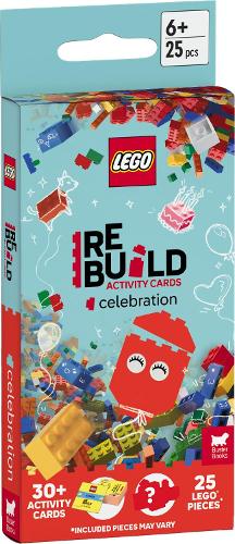 LEGO® Books: ReBuild Activity Cards: Celebration (with over 30 activity cards and 25 LEGO elements