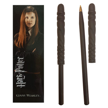 The Noble Collection Harry Potter Zauberstab Stift und Lesezeichen von Ginny Weasley