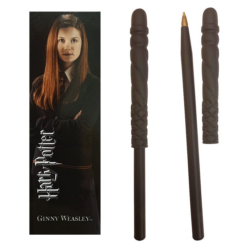 The Noble Collection Harry Potter Zauberstab Stift und Lesezeichen von Ginny Weasley