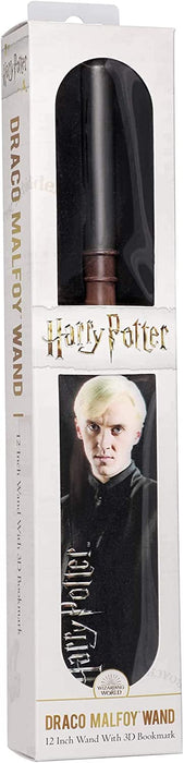 Official Harry Potter - Draco Malfoy Wand With 3D Bookmark
