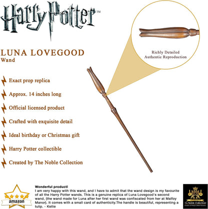 The Noble Collection Die edle Sammlung Luna Lovegood Wand (Fensterbox