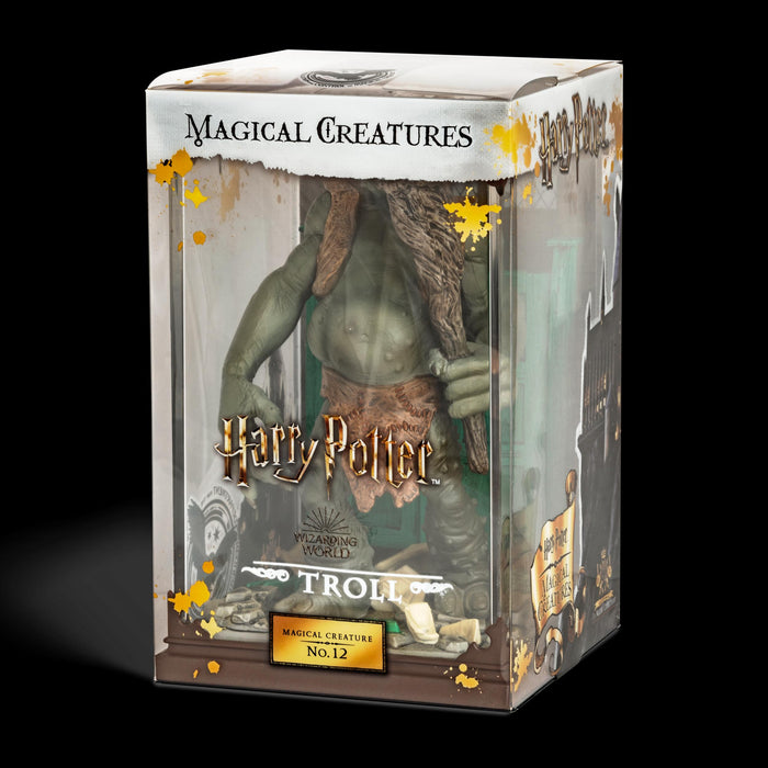 The Noble Collection - Magical Creatures Troll - Hand-Painted Magical Creature #12 - Officially Licensed 7in (18.5cm) Harry Potter Toys Collectable Figures - For Kids & Adults