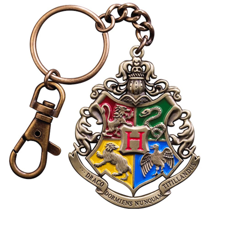 The Noble Collection Hogwarts Crest Keychain Harry Potter