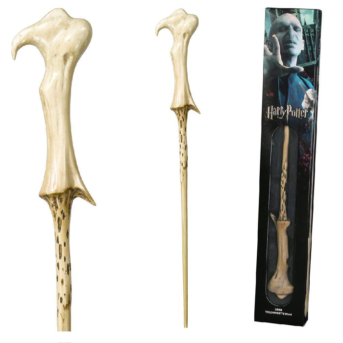 The Noble Collection - Lord Voldemort Wand In A Standard Windowed Box - 15in (37cm) Wizarding World Wand - Harry Potter Film Set Movie Props Wands Single