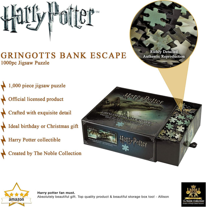 The Noble Collection Gringotts Bank Escape 1,000pc Jigsaw Puzzle (62402