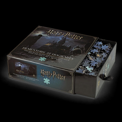 The Noble Collection Harry Potter Dementors at Hogwarts 1000pc Jigsaw Puzzle - 30 × 18in (76 x 46cm) Oversized Puzzle - Harry Potter Film Set Movie Props Gifts