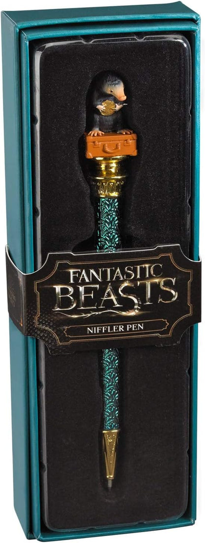 The Noble Collection Fantastic Beasts Niffler Pen - 8in (21cm) Mini Sculpture atop Ballpoint Pen - Officially Licensed Fantastic Beasts Film Set Movie Prop Stationery Gifts