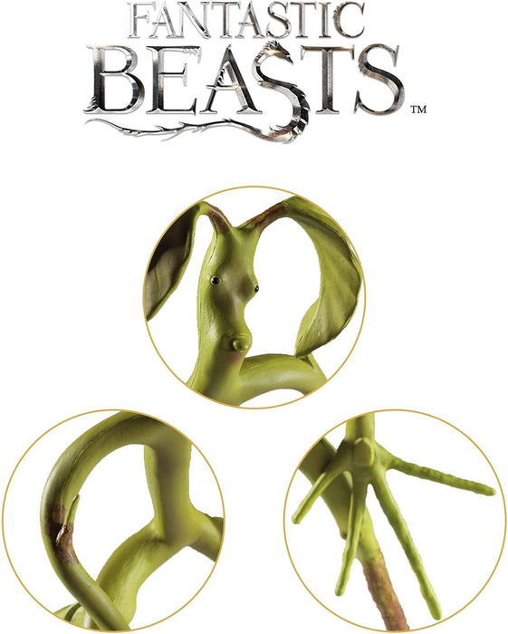 The Noble Collection Fantastic Beasts Bendable Bowtruckle - 8in (20cm) Posable Collectable Doll Figure - Film Set Movie Props - Gifts for Family, Friends & Bowtruckle Fans