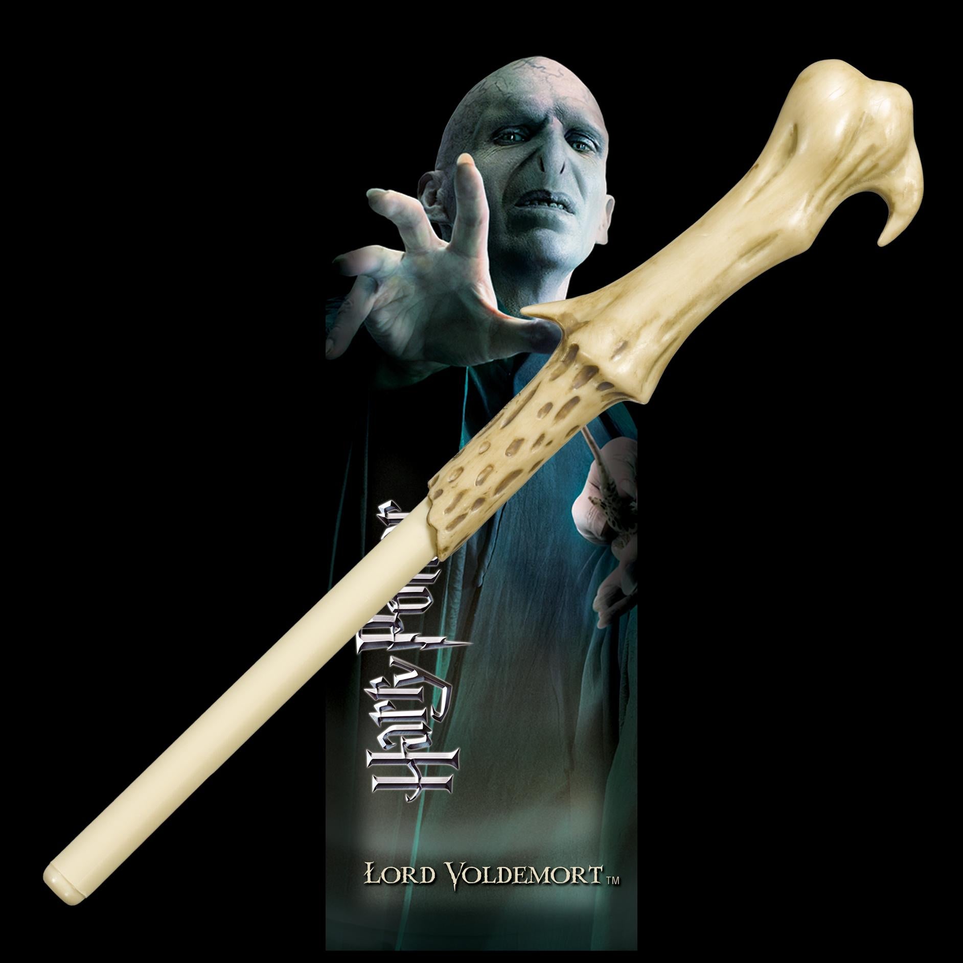 The Noble Collection Harry Potter Lord Voldemort Wand Pen and Bookmark - 9in (23cm) Stationery Pack - Officially Licensed Film Set Movie Props Wand Gifts