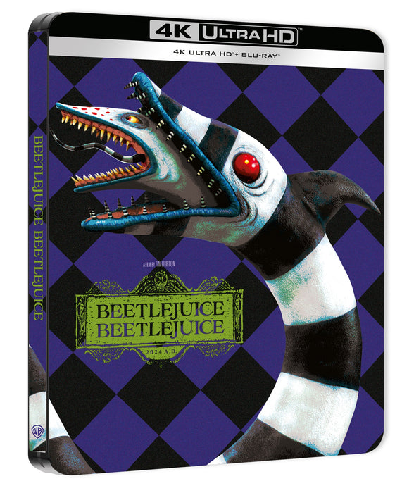 Beetlejuice Beetlejuice Limited Edition 4K Steelbook - Italian Import
