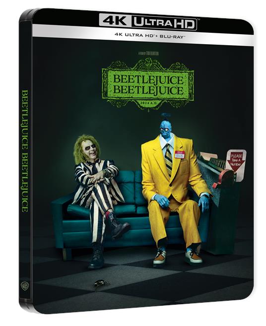BEETLEJUICE BEETLEJUICE STEELBOOK 2 (4K Ultra HD + Blu-ray