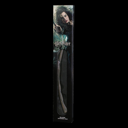 The Noble Collection - Bellatrix Lestrange Wand In A Standard Windowed Box - 15in (37cm) Wizarding World Wand - Harry Potter Film Set Movie Props Wands