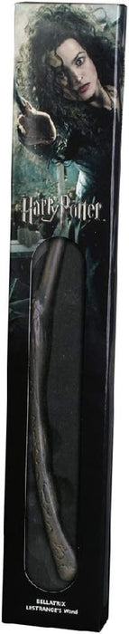 The Noble Collection - Bellatrix Lestrange Wand In A Standard Windowed Box - 15in (37cm) Wizarding World Wand - Harry Potter Film Set Movie Props Wands