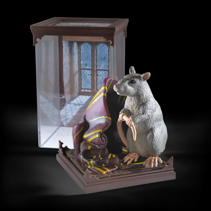 The Noble Collection - Magical Creatures Scabbers - Hand-Painted Magical Creature #14 - Officially Licensed 7in (18.5cm) Harry Potter Toys Collectable Figures - For Kids & Adults