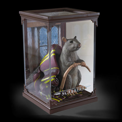 The Noble Collection - Magical Creatures Scabbers - Hand-Painted Magical Creature #14 - Officially Licensed 7in (18.5cm) Harry Potter Toys Collectable Figures - For Kids & Adults
