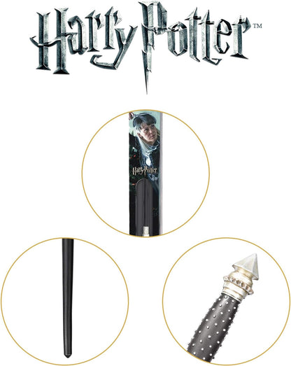 The Noble Collection - Narcissa Malfoy Wand In A Standard Windowed Box - 14in (35cm) Wizarding World Wand - Harry Potter Film Set Movie Props Wands