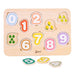 Classic World Houten Puzzle Cijfers, 11 Pieces, Assorted Colours