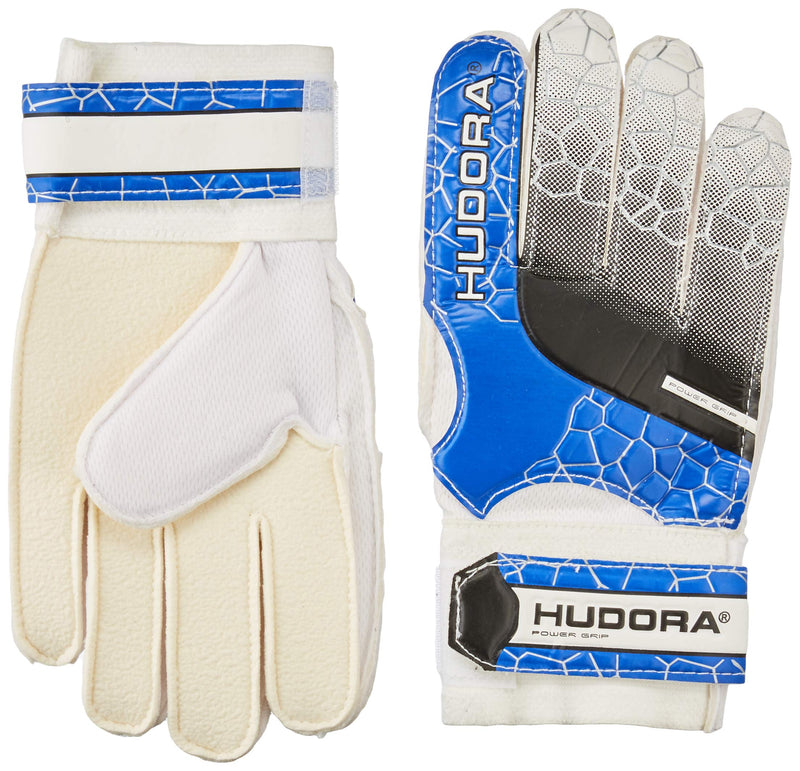 Hudora Goalkeeper Gloves - Padded football goalkeeper gloves for kids & teens in size S/M - Goalkeeper gloves with foam back - Football gloves with velcro fastener
