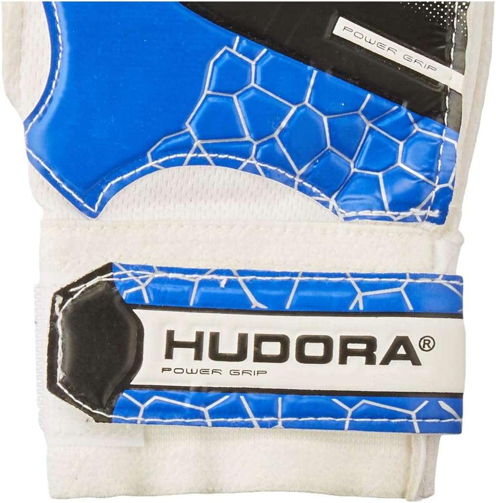 Hudora Goalkeeper Gloves - Padded football goalkeeper gloves for kids & teens in size S/M - Goalkeeper gloves with foam back - Football gloves with velcro fastener