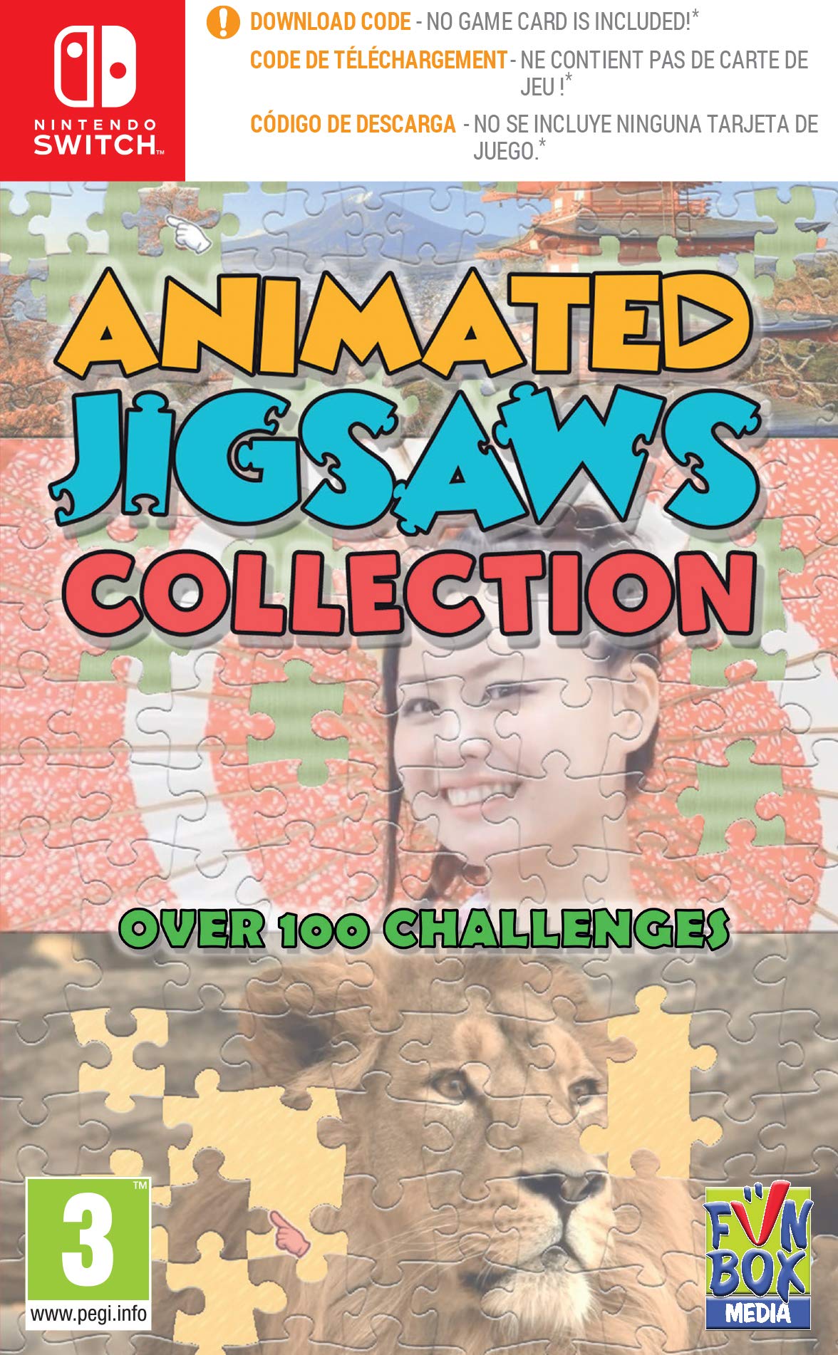 Animated Jigsaws Collection (Code in A Box) (Nintendo Switch)