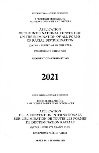 Application of the International Convention on the Elimination of All Forms of Racial Discrimination (Qatar v. United Arab Emirates)