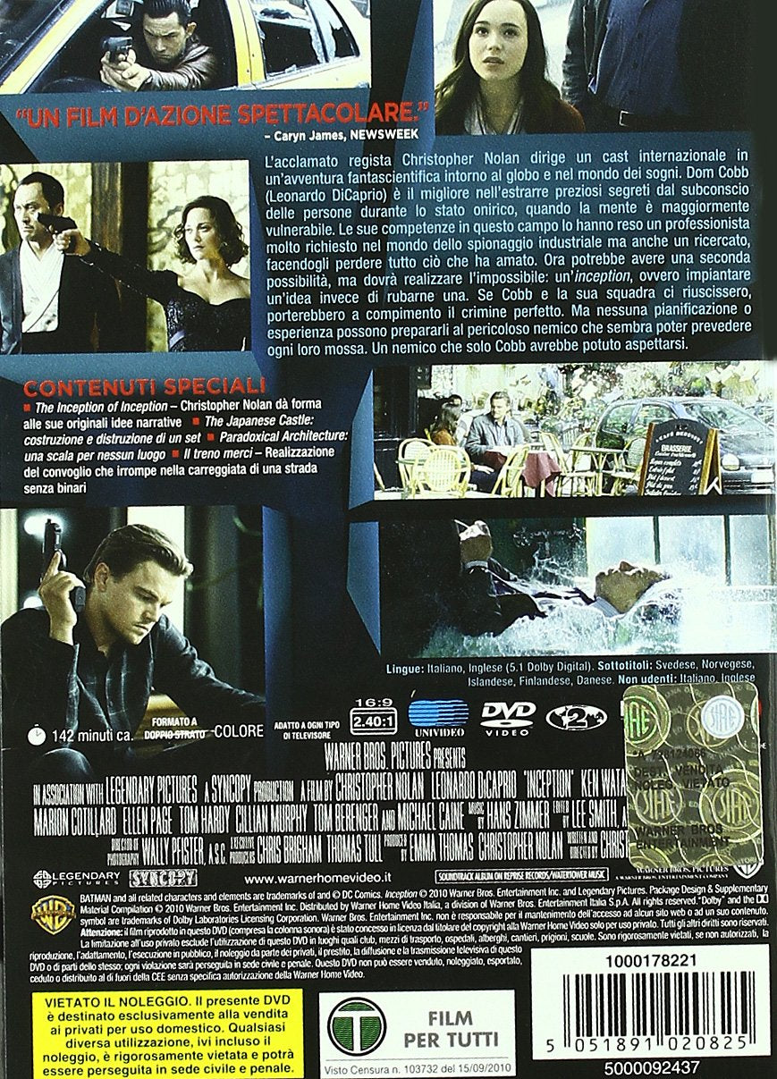 Inception (IMPORT) (No English version