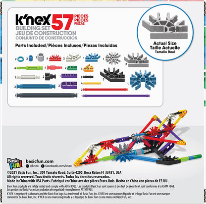 K'Nex 17022 Imagine Set Jumbo Jet Construction- 57 Pieces-Ages 5-10 Construction Toy, Multicolor