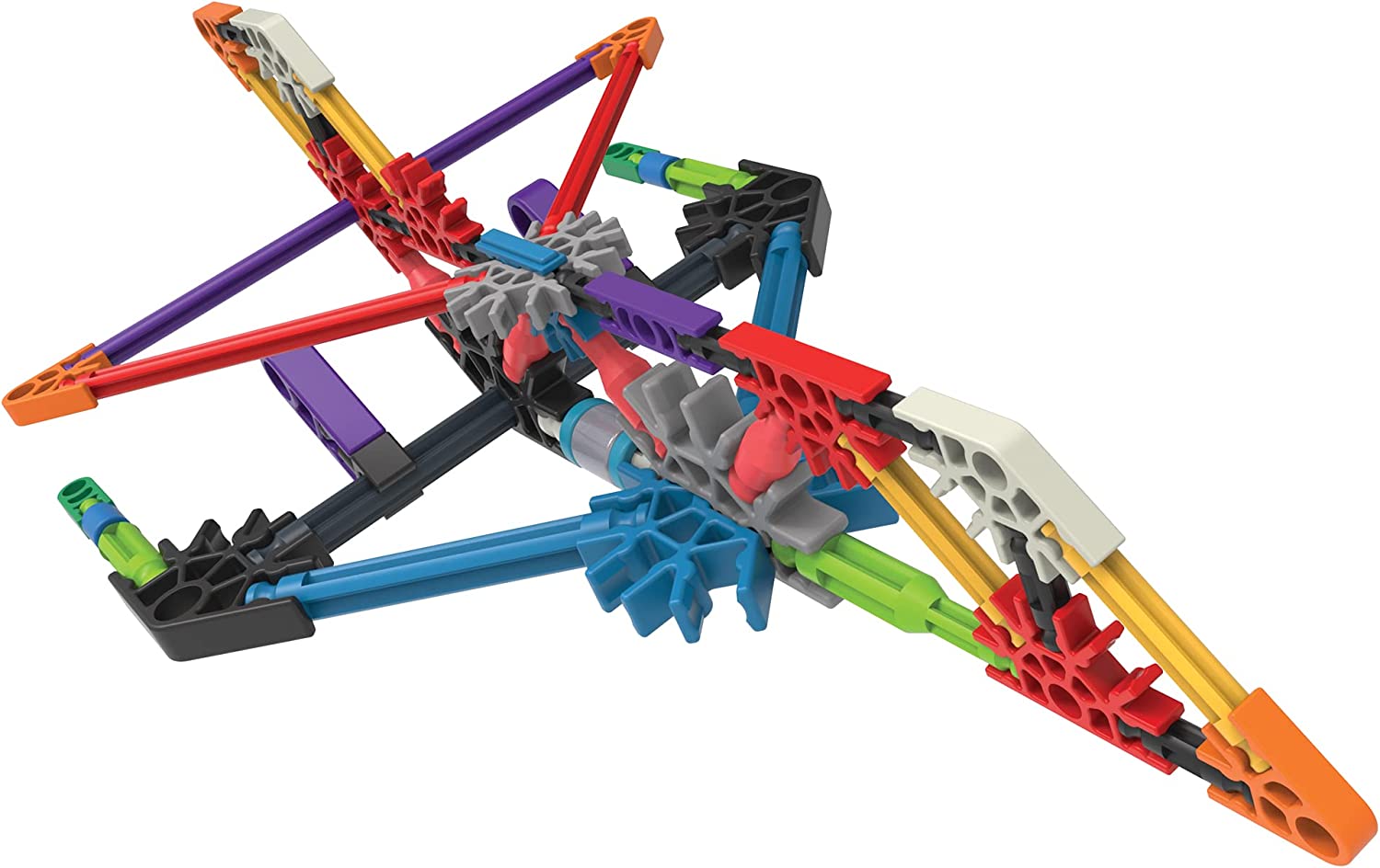 K'Nex 17022 Imagine Set Jumbo Jet Construction- 57 Pieces-Ages 5-10 Construction Toy, Multicolor