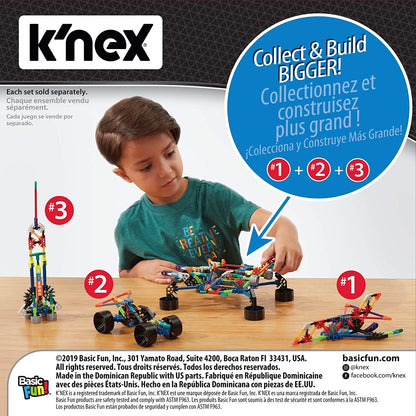 K'Nex 17022 Imagine Set Jumbo Jet Construction- 57 Pieces-Ages 5-10 Construction Toy, Multicolor