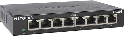 Netgear 8PT GIGE SW 300 - Switch de red, series no administrado (versiòn UK)
